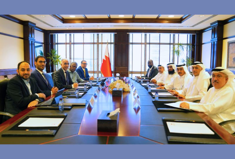 <p>Works Minister Ibrahim Al Hawaj met Arabian Gulf University (AGU) president Dr Saad Al Fahaid.</p>
<p>Works Ministry assistant under-secretary for roads Ahmed Al Tajer was present.</p>
<p>Mr Al Hawaj affirmed the ministry&rsquo;s commitment to continuing the development of infrastructure projects and enhancing co-ordination with relevant entities, to support development and strategic projects, improve service efficiency, achieve sustainable development goals and provide advanced infrastructure that keeps pace with aspirations and desired objectives.</p>
<p>The meeting also discussed topics of mutual interest and reviewed updates on infrastructure works related to King Abdullah Medical City.</p>
<p>Dr Al Fahaid commended the co-operation with Works Ministry, affirming the importance of continuing joint co-ordination to support the implementation of infrastructure projects.</p>
